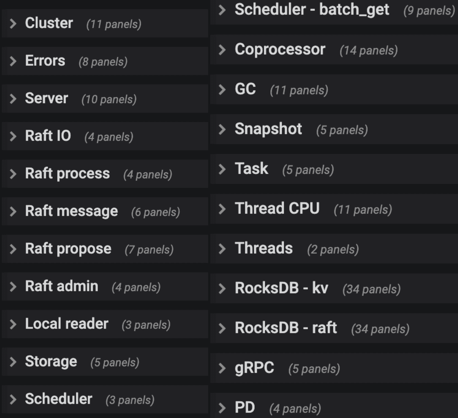 TiKV dashboard ap.tidb.cc